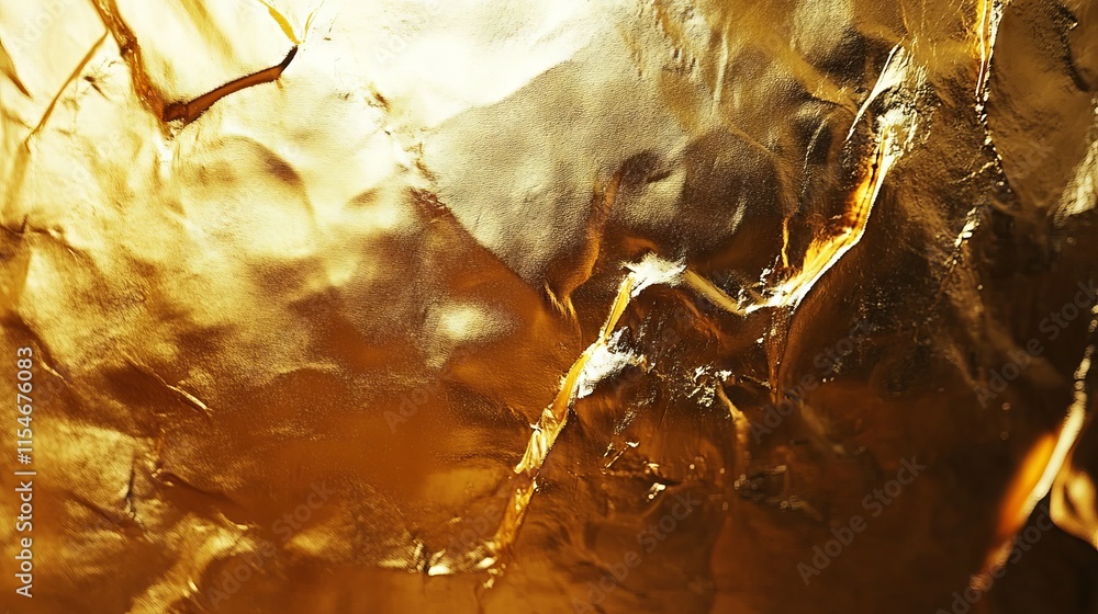 Poster luxurious gold textured background with smooth gradient shadows and metallic shine for elegant desig