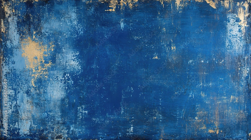 Poster grunge blue textured background with layered design elements