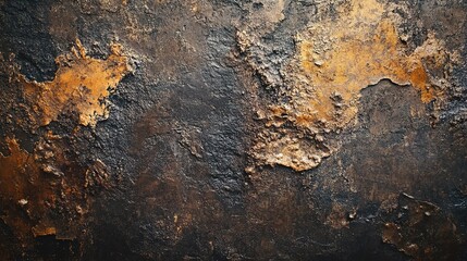 Dark Grunge Textured Concrete Background with Rough Surface