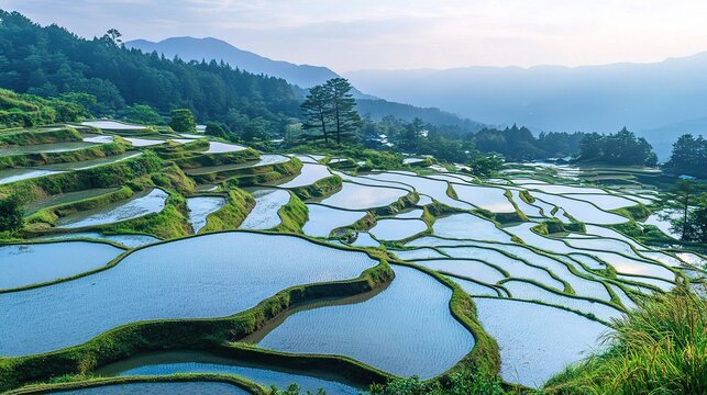Scenic View of Soni Kougen Plateau in Mie Prefecture Japan