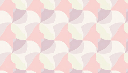 Abstract pastel colored distorted checkered patterns with a playful modern twist