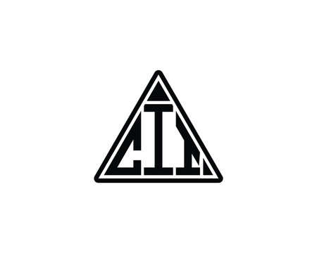 CII Logo design vector template. CII