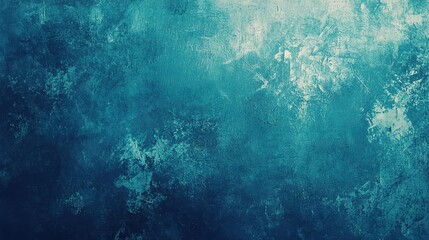 Fototapeta premium Vibrant Abstract Blue Canvas Background with Brush Strokes