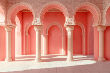 Pink Architectural Interior Design