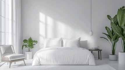 Minimalist Wellness Retreat in Tranquil White Space