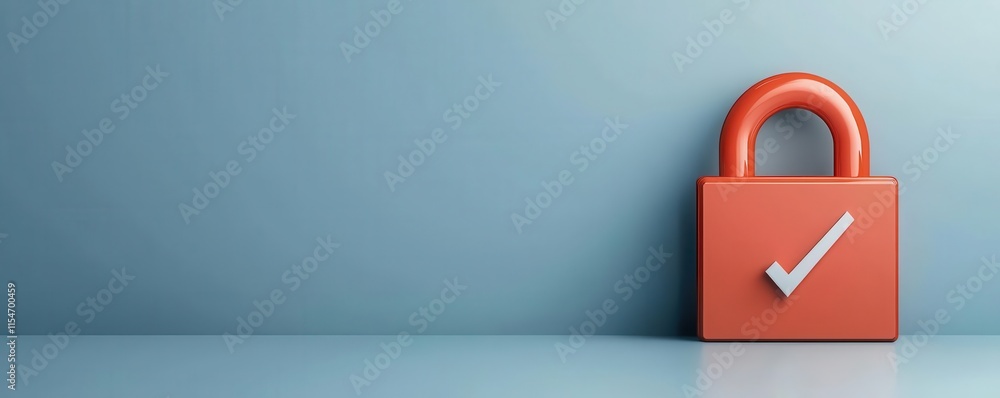 Aufkleber register account and confirmation. secure account registration with confirmation, glowing checkmarks