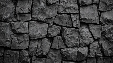 Obraz premium Black Anthracite Stone Texture for Background and Design Projects