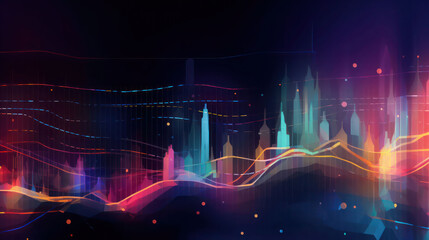 Obraz premium abstract technology communication concept vector background