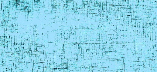 Abstract grunge texture with black crosshatch patterns on a blue background, perfect for artistic projects.