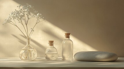 Soft Natural Elements for Health and Wellness Display
