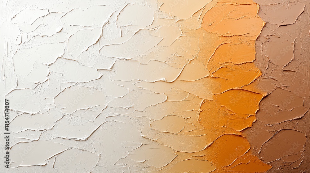 Poster abstract textured background with gradient color from white to orange.