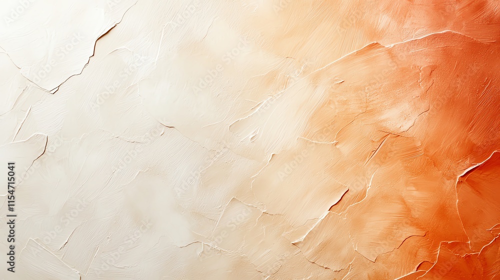 Poster abstract textured gradient background with warm orange and cream color palette.