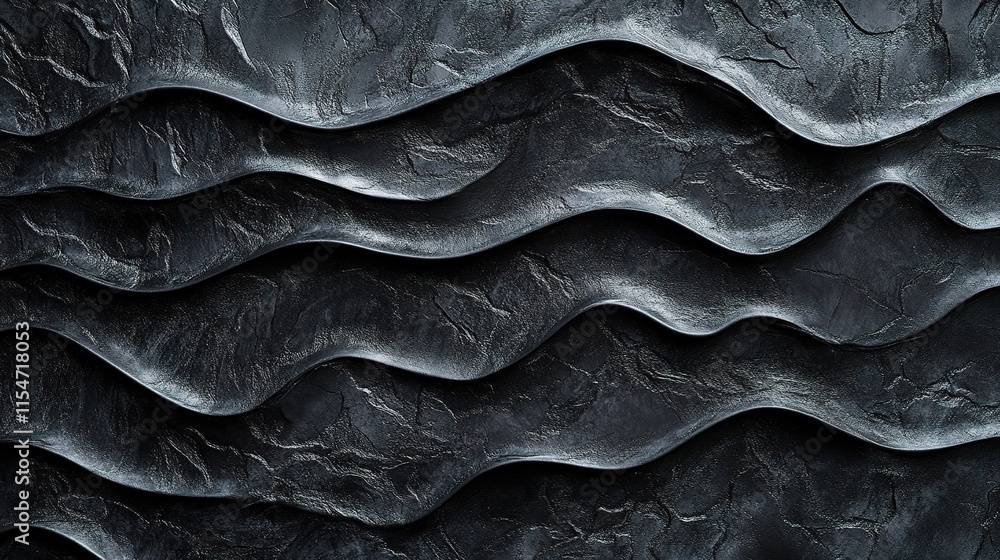 Poster abstract black textured background with subtle gradients and layers