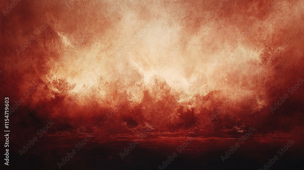 Poster dark red grunge background with textured effect for creative use