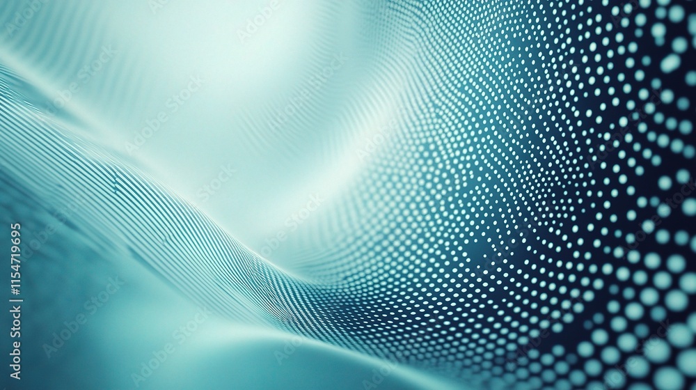 Poster abstract halftone background with vector dot patterns in soft colors