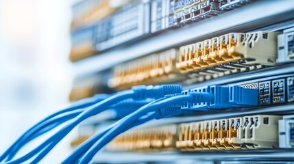 Equipment in Data Centers with Sunlight Blueprint Overlay