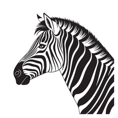 Zebra line art vector art vector