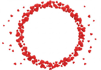 Obraz premium 3D Heart, Valentines Day, Love Valentine, Background.