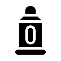 Toothpaste glyph icon