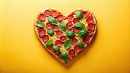 Romantic pizza night? Our heart-shaped salami & basil pizza is the perfect Valentine's treat.