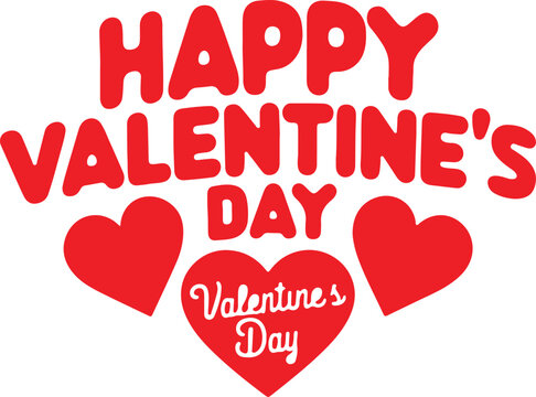 Valentines day svg t shirt design. Valentine's Day SVG, Happy Valentine's Day