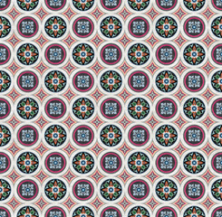 illustration Marble seamless Wall and Floor Tiles with a modern abstract decorative mosaic pattern.