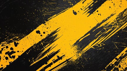 Dynamic Black and Yellow Abstract Background Design for Creative Use