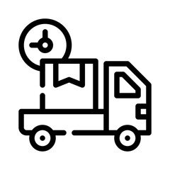 Delivery line icon