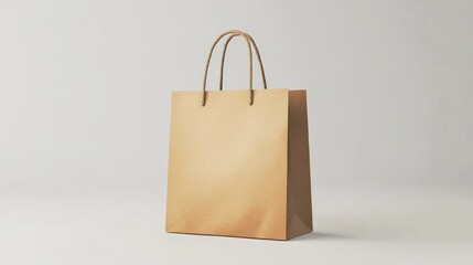 Paper Bag Mockup Template Isolated Background