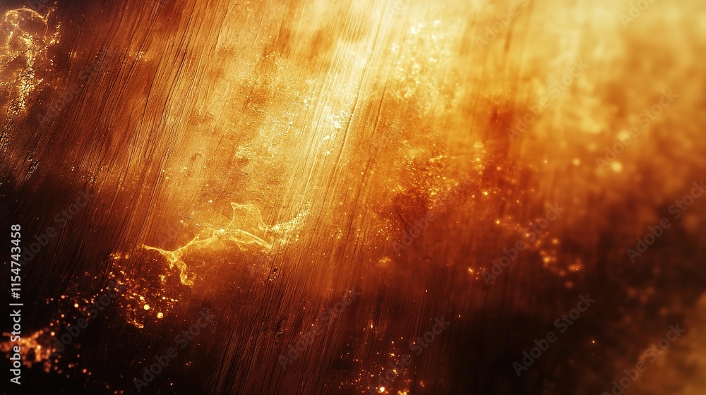 Poster abstract warm brown wood texture with dynamic overlays and patterns