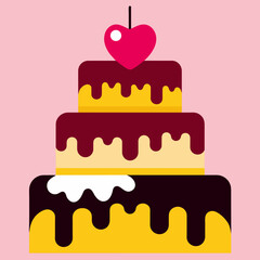 cake with cherry