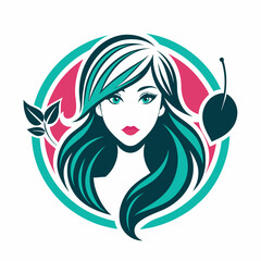 woman silhouette with flower