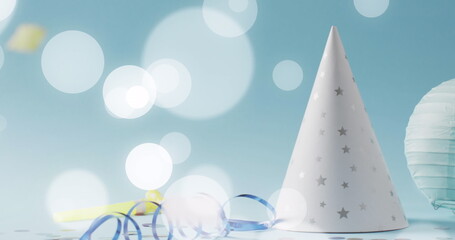 Image of stramer and party hat