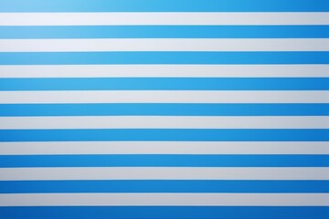 arafed blue and white striped wallpaper with a clock on it
