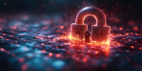 technology key lock wallpaper