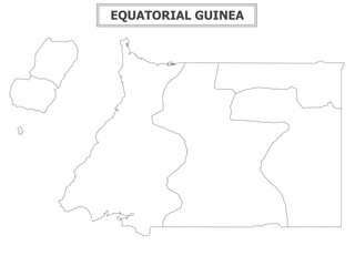 African Countries Geography Political map. Political map of country with capital, province or state capital, major cities and town.