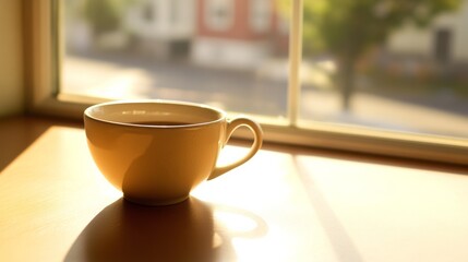 Obraz premium Cozy Café with Soft Lighting and Warm Storytelling Vibes