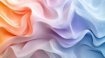 Fototapeta premium [Abstract vibrant art backgrounds] Vibrant abstract art with swirling colors blending warm to cool tones featuring blues yellows purples and pinks backgrounds for creative or emotional concept use.
