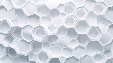 Naklejka premium Elegant Geometric White and Silver Background with Universal Design