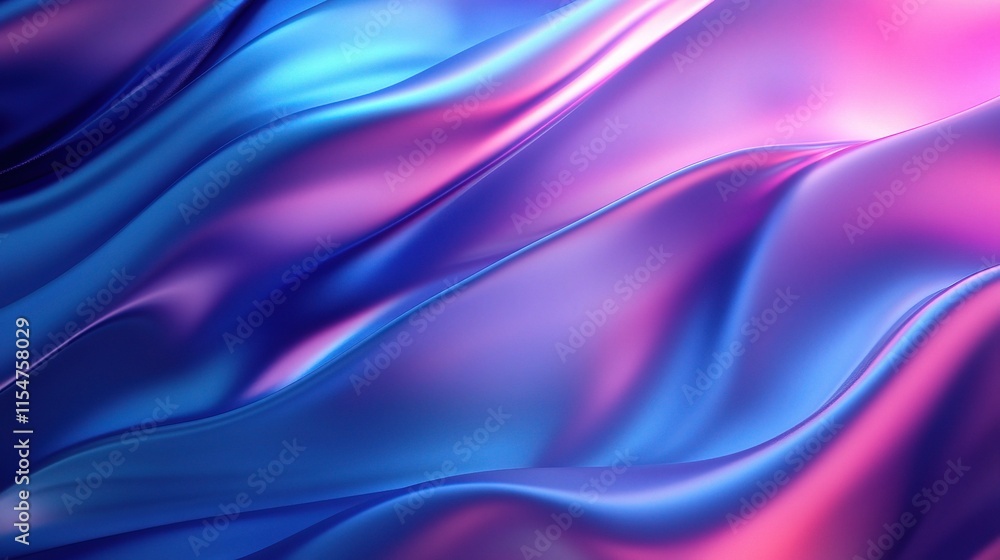 Poster soft blue and pink abstract gradient background with blurred effect