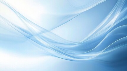 Fototapeta premium Infinite Motion Abstract Background with Soft Wave Lines