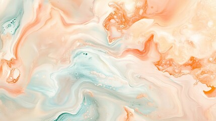 Soft Abstract Watercolor Background in Pastel Color Palette
