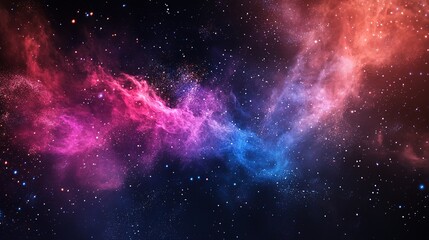 Obraz premium Colorful Powder Explosion Creating Dynamic Background Effects