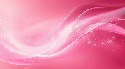 Soft Pink Gradient Background with Smooth Transitions and Sparkles