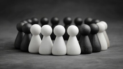 Diverse Team Building Workshop Concept