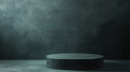 Dark Green Background with Subtle Textures for Product Display