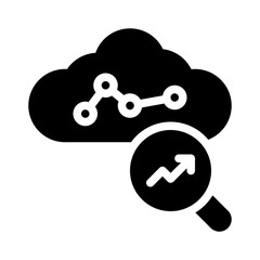 Cloud glyph icon