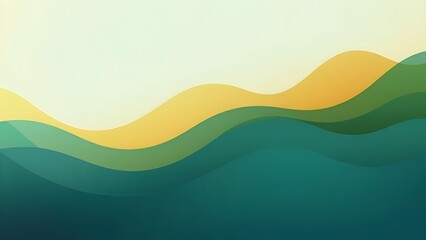 Abstract Growth Wave Gradient Wallpaper: A Motivational Business Background