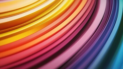 Vibrant Gradient Background with Smooth Color Transitioning Stripes