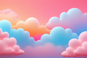 there is a picture of a sunset with clouds in the sky